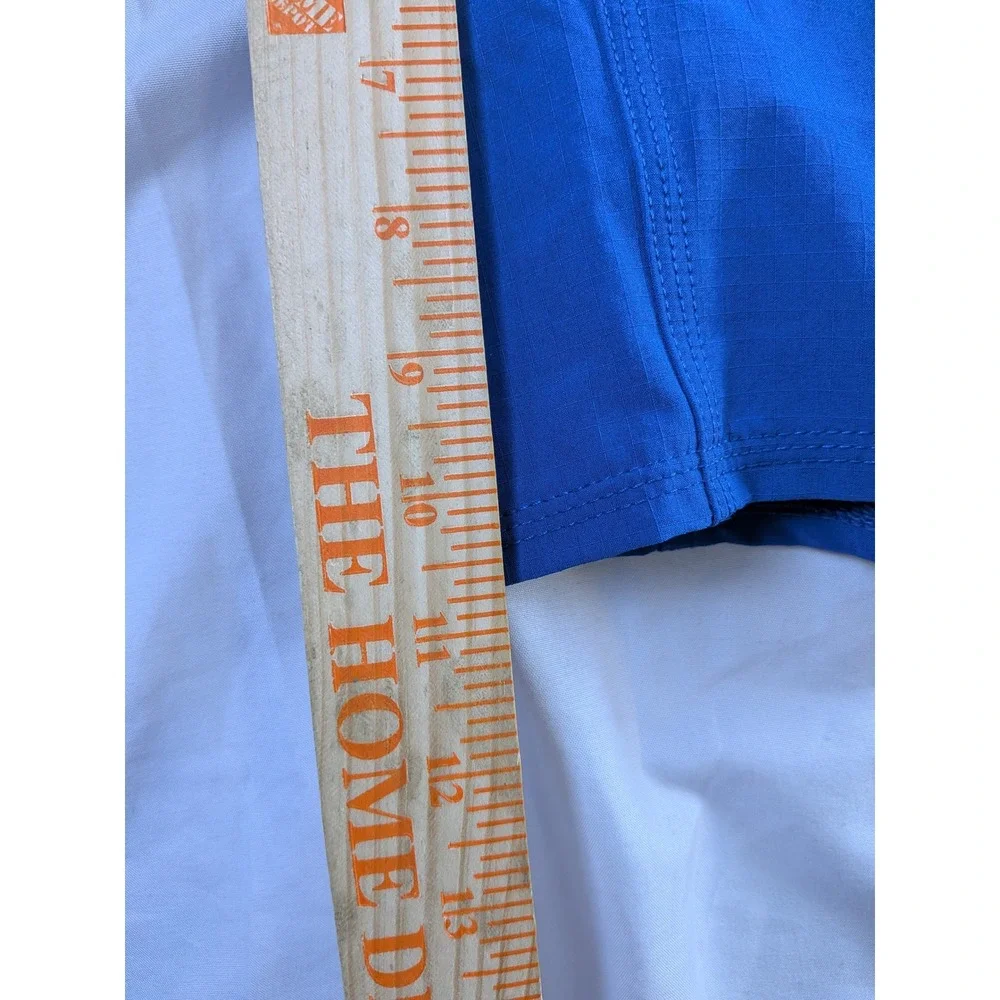 5.11 Tactical Board Shorts‎ Mens 38 Blue Ripstop Stretch Zipper Pockets